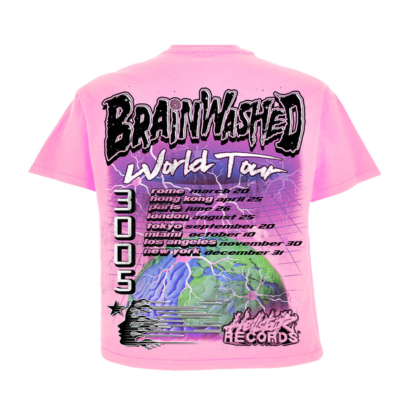 Brainwashed World Tour logo Tee Shirt Brainwashed World Tour logo Tee Shirt