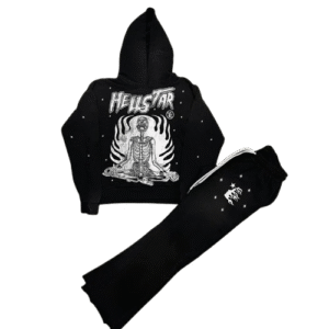 Hellstar Skull Tracksuit – Black