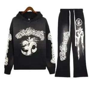 Hellstar Studios Black Yoga Tracksuit
