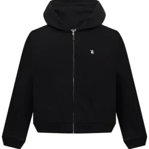 Hellstar Essentials Zip Up Black Hoodie