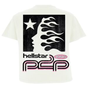 Hellstar Sport White Logo T Shirt