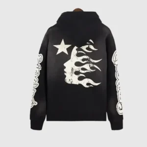 Hellstar Studios Records Black Yoga Hoodie