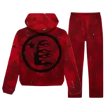 Hellstar Red Tye-Dye Tracksuit