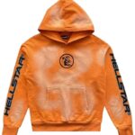 Hellstar Fire Orange Hoodie