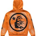 Hellstar Fire Orange Hoodie